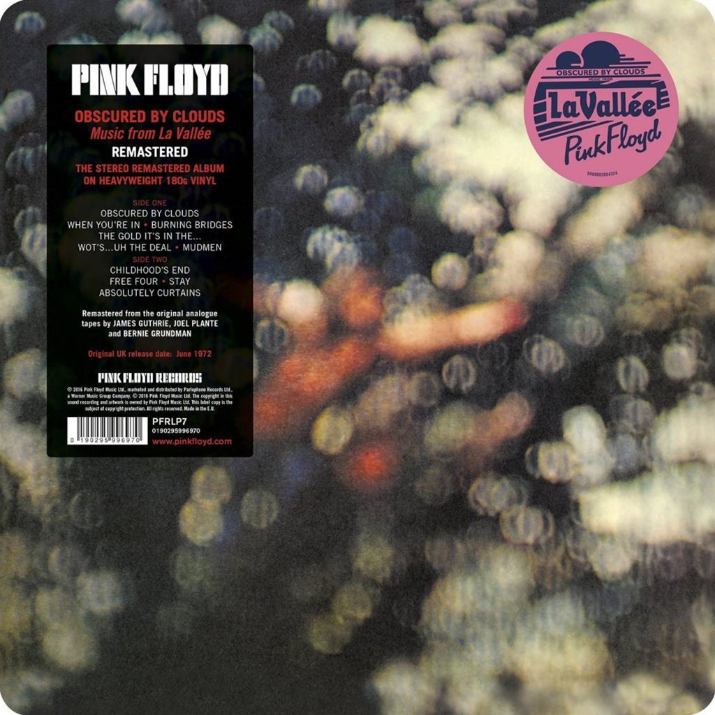 Pink Floyd - Obscured By Clouds Vinyl Record (New, Remastered, 180 gram)