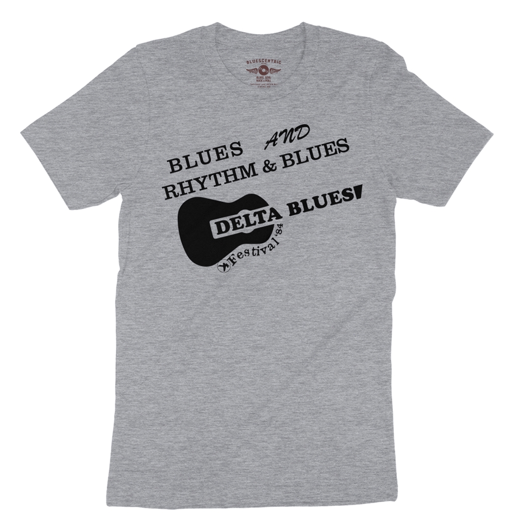 Small Batch Ltd Edition Delta Blues Fest 1984 Reissue T-Shirt - Lightweight Vintage Style - heatherathletic