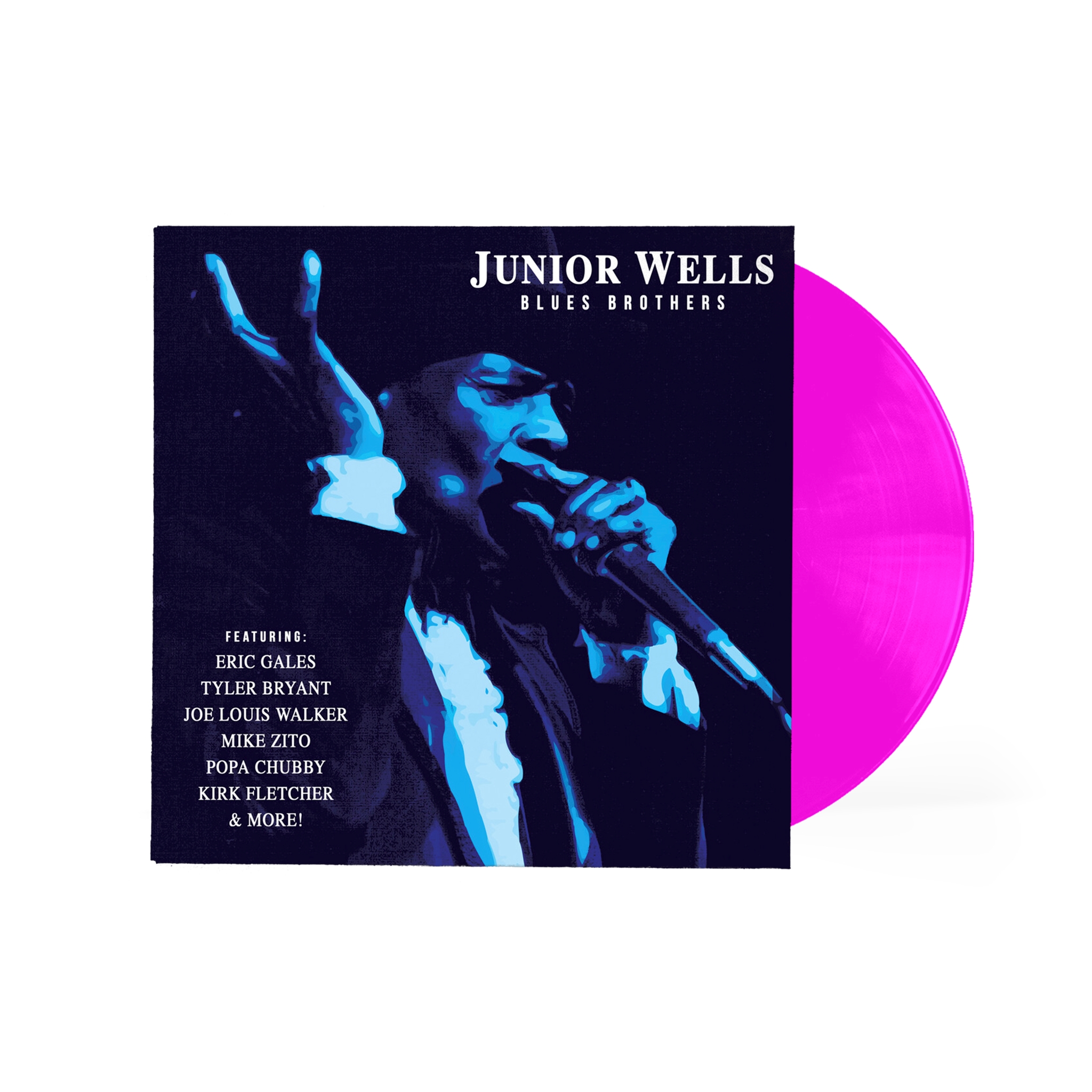 Junior Wells - Blues Brothers Vinyl Record (New, Ltd Edition Pink Vinyl)