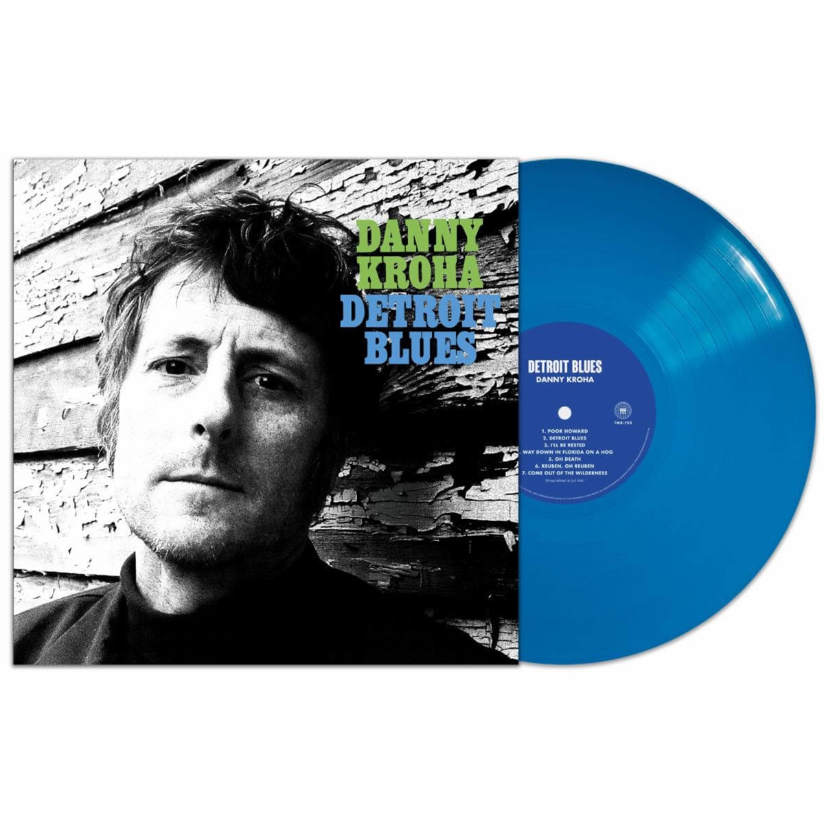 Danny Kroha - Detroit Blues Vinyl Record (New, Colored Vinyl)