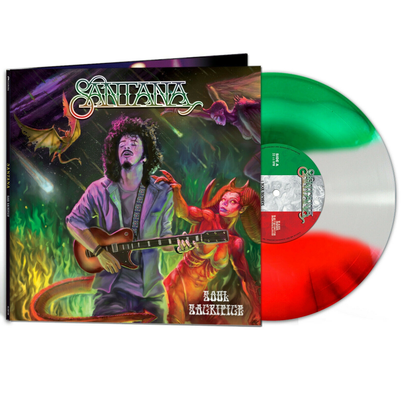 Santana - Soul Sacrifice Vinyl Record (New, Ltd. Edition, Tri-Color Vinyl)