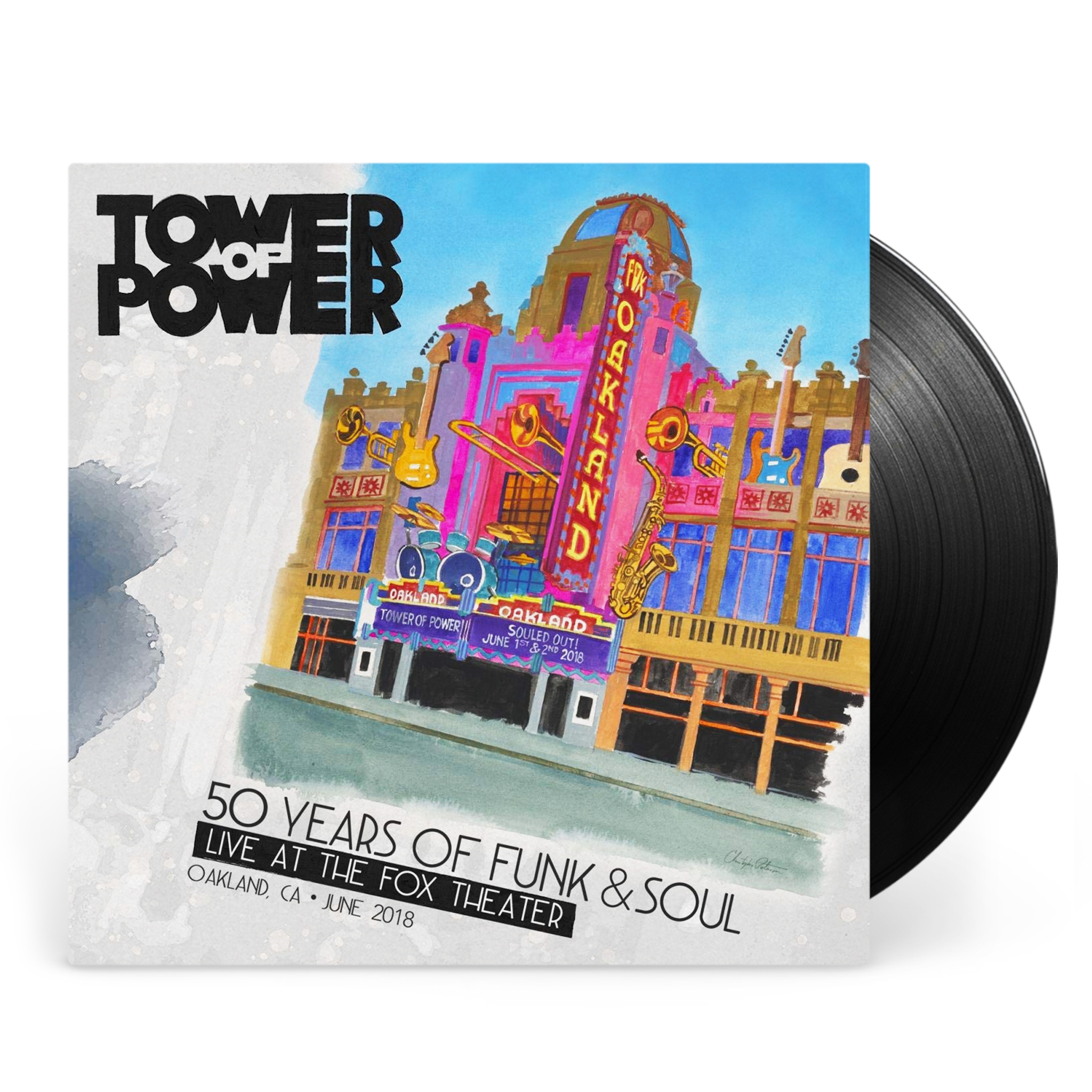 Tower of Power - 50 Years Of Funk & Soul: Live At The Fox Theater Vinyl Record (New, 3-LP, Live)
