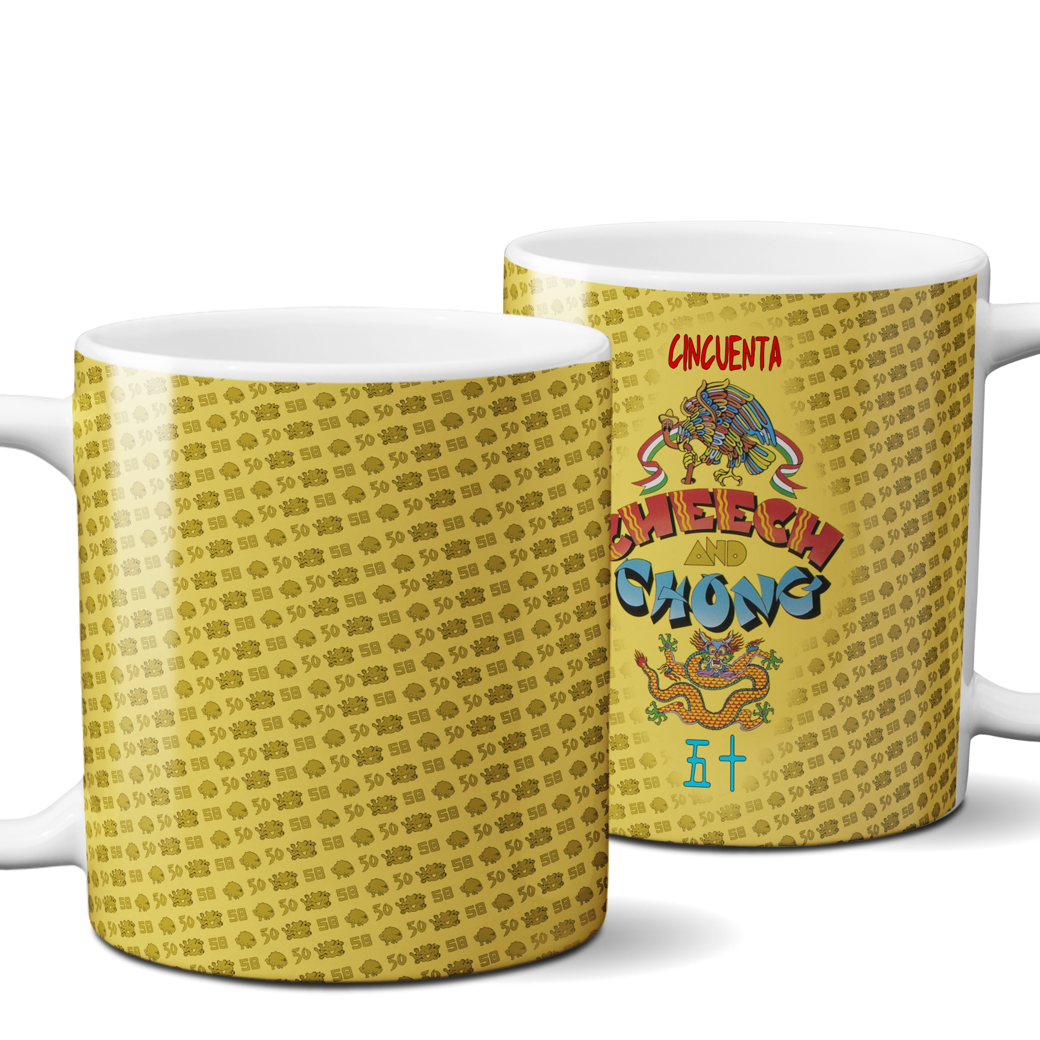 Small Batch Ltd. Edition Cheech & Chong Debut 50th Coffee Mug