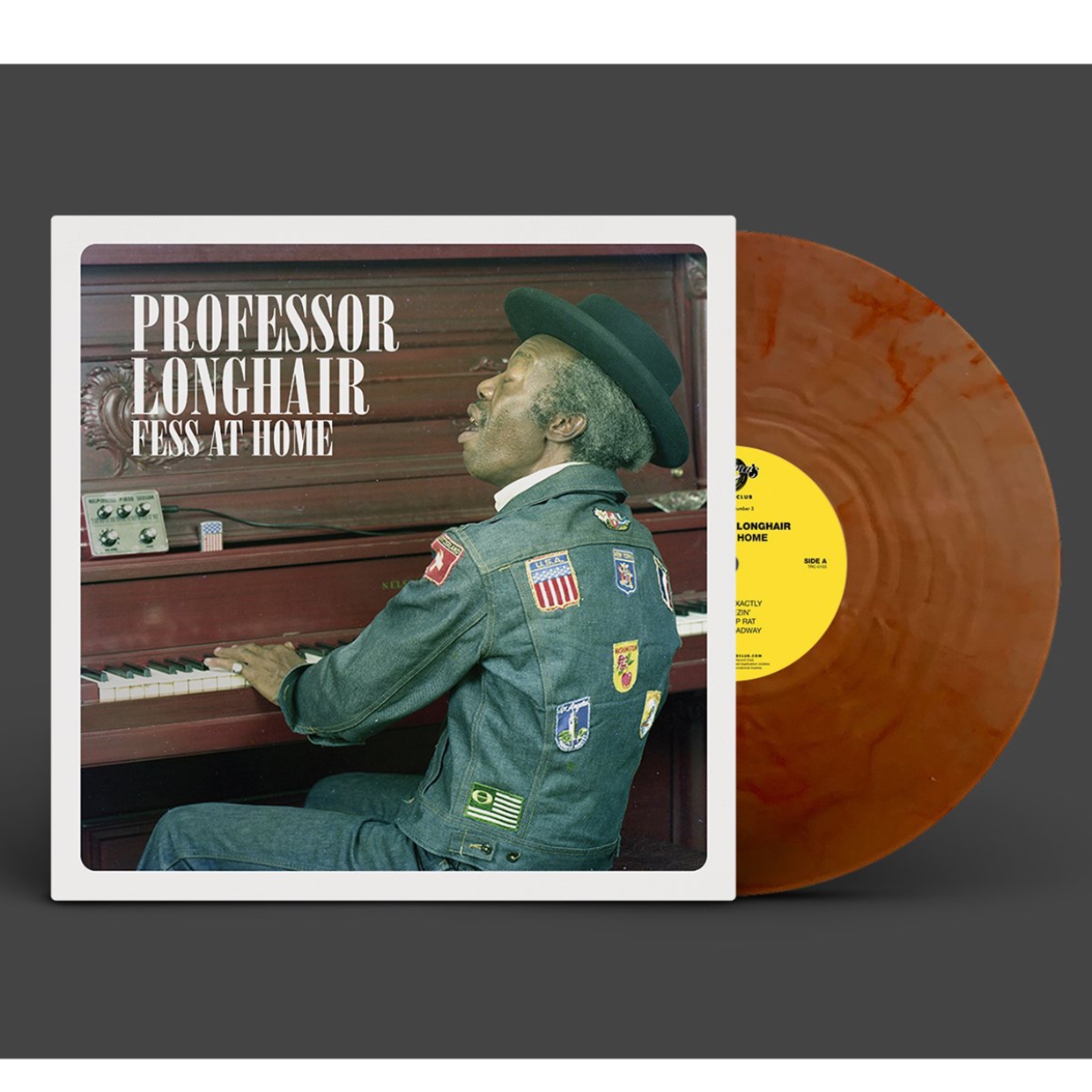 Professor Longhair - Fess At Home Vinyl Record (New, Ltd. Edition, Brown)
