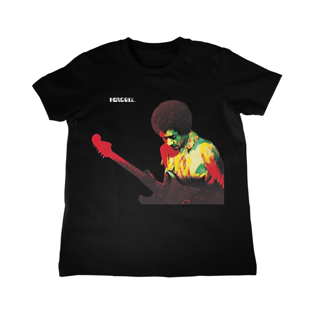 Jimi Hendrix Band of Gypsys Album Cover Youth T-Shirt - Lightweight Vintage Children & Toddlers - youthblack