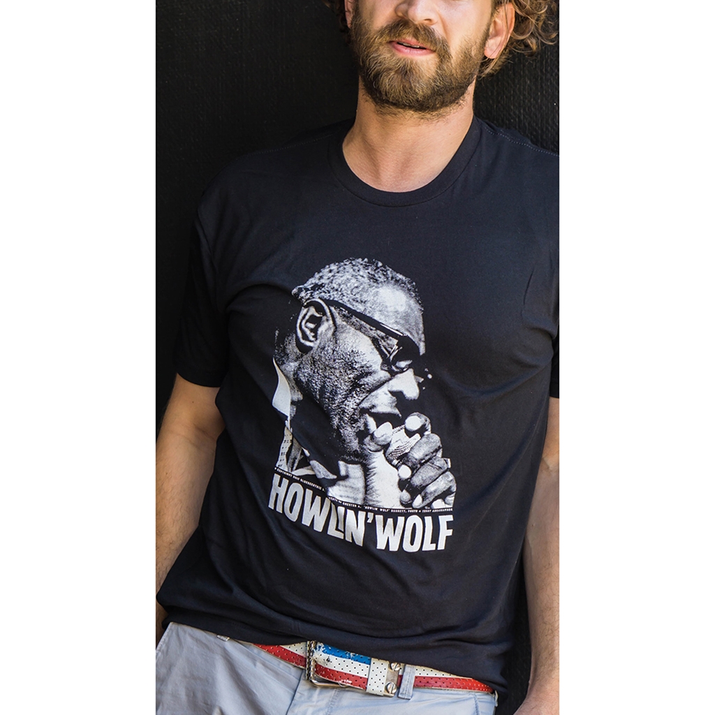 Graphic Howlin Wolf 1974 T-Shirt - Vintage Style Lightweight - vintageblack