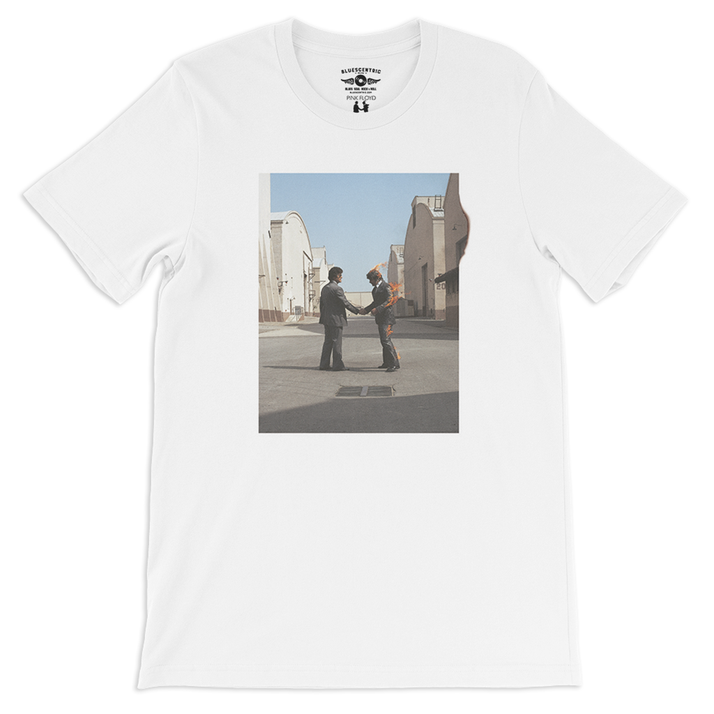 Front/Back Pink Floyd Wish You Were Here T-Shirt - Lightweight Vintage Style - vintagewhite