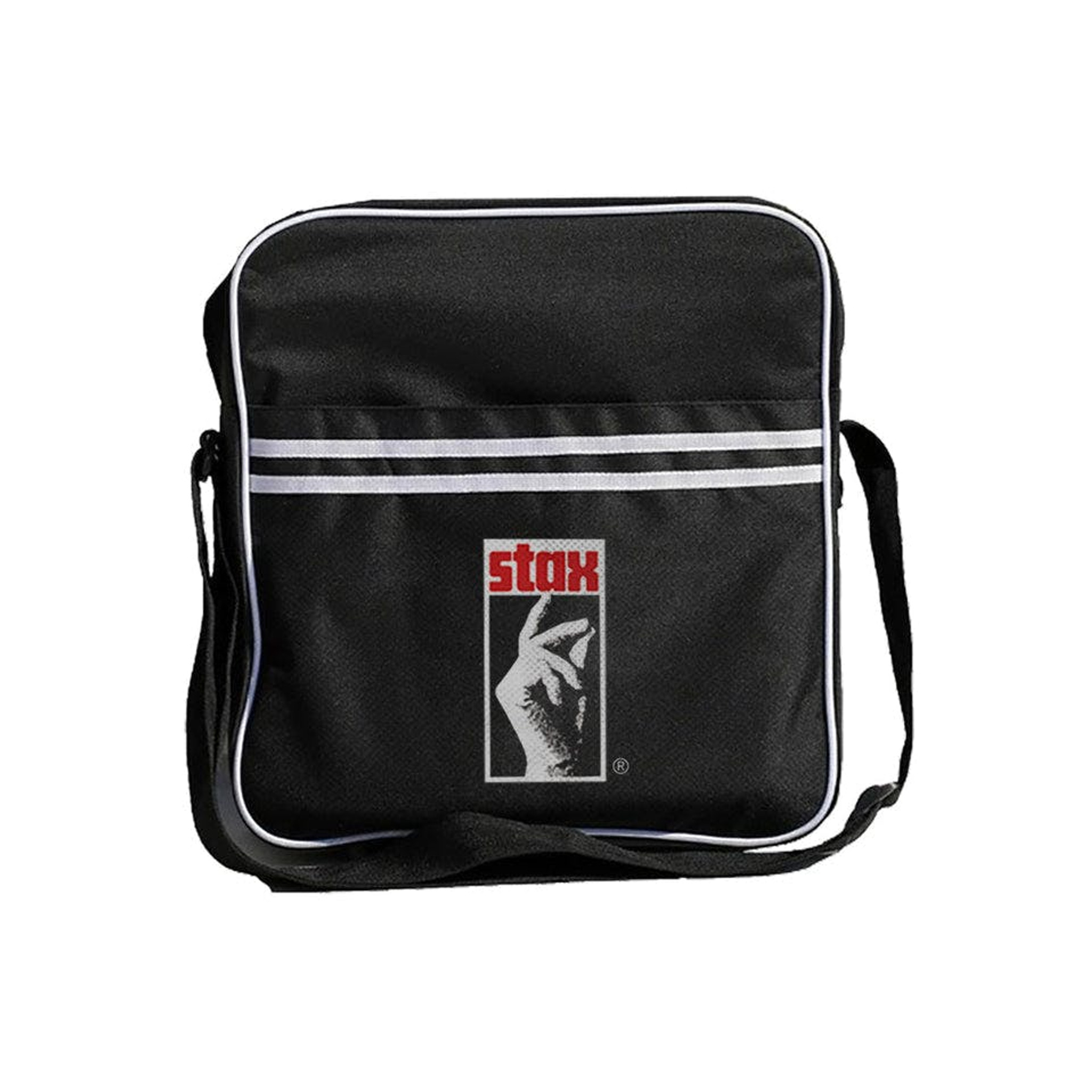 Stax Snapping Fingers Logo Zip Top Messenger & Vinyl Record Bag