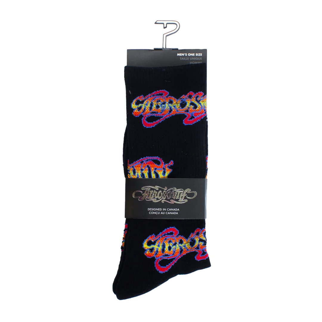 Aerosmith Logo Crew Socks - 1 Pair